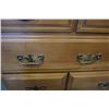Image 8 : ROXTON MAPLE DRESSER WITH MIRROR - 57 INCHES WIDE X 68 TALL X 18.5 DEEP