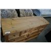 Image 2 : 8 DRAWER PINE DRESSER - 57 INCHES WIDE X 3 FOOT TALL X 19 DEEP