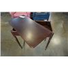 Image 8 : SWIVEL TOP STORAGE SOFA TABLE - 31 INCHES WIDE X 31 TALL X 15/5 DEEP IN SOFA TABLE MODE