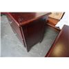 Image 8 : PAIR OF 2 DRAWER MAHOGANY FINISH NIGHTSTANDS - 27 INCHES WIDE X 28.5 TALL X 17 DEEP