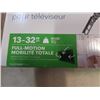Image 3 : NEW OVERSTOCK 13-32 INCH FULL MOTION TV WALL MOUNT, PHILIPS PASSIVE HDTV DIGITAL ANTENNA AND 4 IN 1 