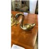 Image 2 : BRASS DOLPHIN AND 2 GEESE