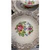 Image 2 : 39 PIECES LIMOGES AND LIMOGE STYLE CHINA CUPS SAUCERS, PLATES, BOWLS AND GLASS BOWLS AND PLATES