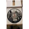 Image 2 : BATMAN AND CAT WOMAN LASER CUT RECORD CLOCK