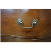 Image 8 : Solid wood 6 drawer modern dresser with queensize headboard and footboard - 58 inches wide x 33 tall