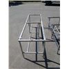 Image 3 : 2 METAL TABLE BASES - 8 FOOT X 30 INCH X 3 FOOT TALL AND 6 FOOR X 30 INCH X 32 INCHES TALL