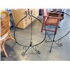 Image 2 : 2 METAL FOLDING BIRD BASKET HANGERS 38" TALL