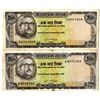 Image 1 : Bangladesh Bank, ND (1972) Issued Banknote Pair