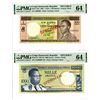 Image 1 : Banque Nationale du Congo Specimen Banknote Pair, ca. 1960s