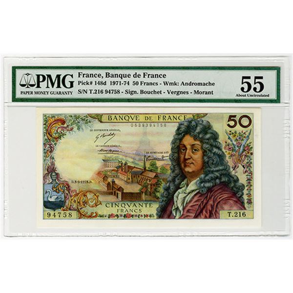 Banque de France. 1973. Issued Banknote.