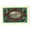 Image 2 : Baustein. 1922. Issued Leather Notgeld Note.