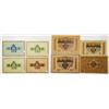 Image 2 : Dresden & Worms. 1918. Lot of 8 Issued Emergency Notgeld Banknotes.