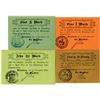 Image 1 : Germany. NÙrenberg. 1918, Quartet of Notgeld.