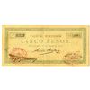 Image 1 : Vale al Portador, Billete del Tesoro, 1889 Issue Banknote Rarity.