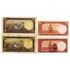 Image 2 : Bank Melli Iran. 1316-1317 (1937-38). Lot of 4 Issued Notes.