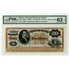 Image 1 : Nacional Monte de Piedad. 1880-1881. Remainder Banknote.