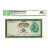 Image 1 : Banco Nacional Ultramarino. 1968. Specimen Banknote.