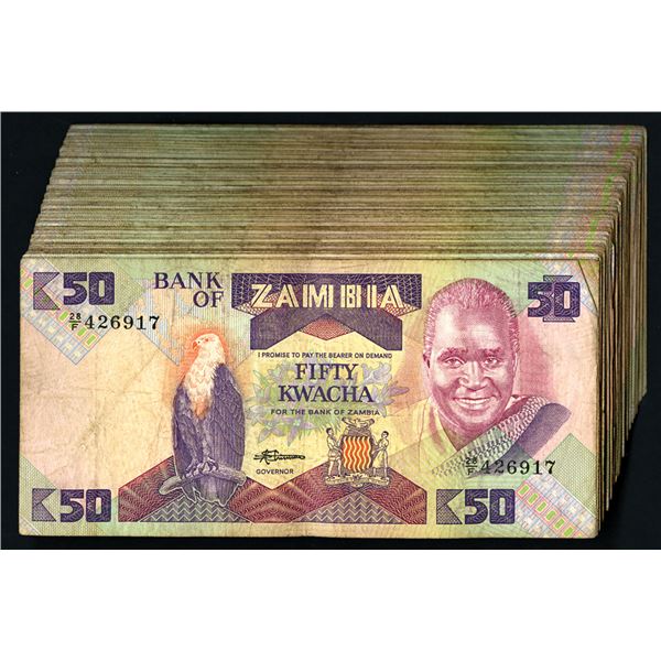 Bank of Zambia, ND (1991) Issue, Pack of 100 Banknotes