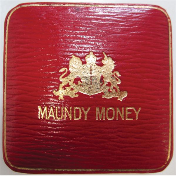 Maundy Money Coin Quartet in Case, 1941