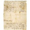 Image 1 : Rachel Vanderbeek, 1782 Handwritten Paid Tax Receipt