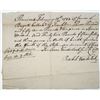 Image 1 : Franklin, NJ. Isaac and Rachel Vanderbeek, 1783 Handwritten Paid Tax Receipt