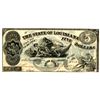 Image 1 : State of Louisiana, 1862 Obsolete Banknote