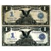 Image 1 : U.S. Silver Certificate, $1, Fr#'s 233 and 236, Series of 1899 Banknote Pair.