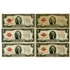 Image 1 : U.S. Note $2 Group of 6 Including Series 1928 D Star Note.