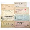 Image 1 : Large Group of Issued Bank Checks, ca. 1880-1910s