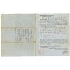 Image 1 : New Orleans Canal and Banking Co., 1851 Notary Public Protest Document
