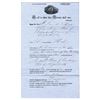 Image 1 : Massachusetts 1855 Partial Share in a Shipping Vessel Bill of Sale