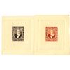 Image 1 : Imperio Do Brazil, ND (ca.1860-80's) Color Trial Small Die Proof Vignette Pair.
