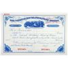 Image 1 : National Rockland Bank of Boston 1900-20 "Santa Claus" Specimen Stock Certificate