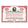 Image 1 : Bank of New York Co., Inc., 1970-90's Specimen Stock Certificate
