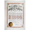 Image 1 : Union Cattle Co. 1886 I/U Bond Signed by Entrepreneur Thomas Sturgis.