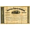 Image 1 : American Express Co. 1858 Issued Stock Certificate Signed by Henry Wells and William Fargo