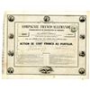 Image 1 : Compagnie Franco-Allemande d'Emigration et de Colonisation en Amerique, 1856 I/U Stock Certificate