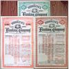 Image 1 : Middlesex Banking Co., ca.1890-1900 Specimen Bond Trio