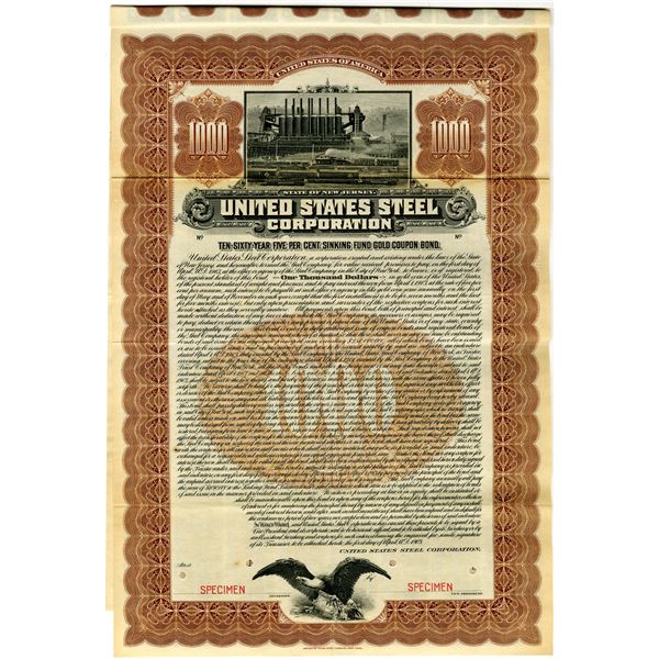 United States Steel Corp. 1903 Specimen Bond