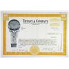 Image 1 : Tiffany & Co. 1978 Specimen Stock Certificate.