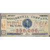Image 1 : Occidental Company for Gold, Silver and Copper Mining, 1863 I/U Stock Certificate.