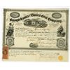 Image 1 : Susquehanna and Elmira Coal Co. 1856 I/U Stock Certificate