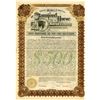 Image 1 : Stamford Horse Railroad Co. 1886 Specimen Bond Rarity