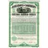 Image 1 : Jamestown and Northern Extension Railroad Co., 1889 Specimen Bond Rarity