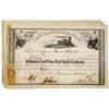 Image 1 : Baltimore & Ohio Rail Road Co. Issued Stock Certificate Group of 16, 1851