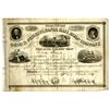 Image 1 : Ohio & Pennsylvania Rail Road Co. 1849 I/C Stock Certificate