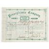Image 1 : Pennsylvania Co., 1873 Stock Certificate Signed by Thomas A. Scott as President.