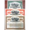 Image 1 : St. Paul Eastern Grand Trunk Railway Co., 1913 Specimen Registered and Coupon Bond Trio