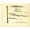 Image 1 : Powdermill Turnpike Corp. 1834 Issued Stock Certificate