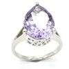 Image 1 : SILVER PINK AMETHYST(9.3CT) RHODIUM PLATED RING